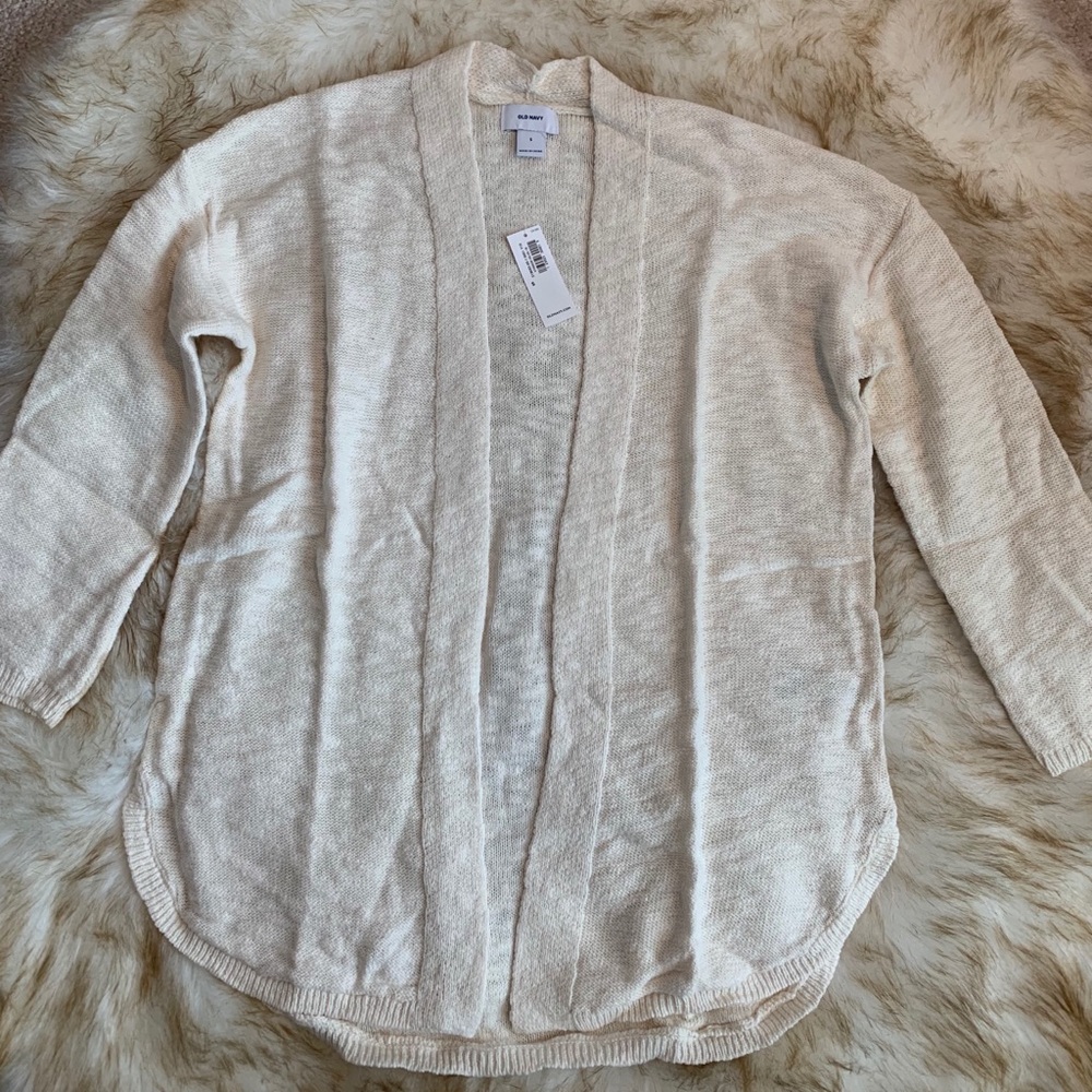 Oldnavy open front sweater cardigan Cotton NWT Size S